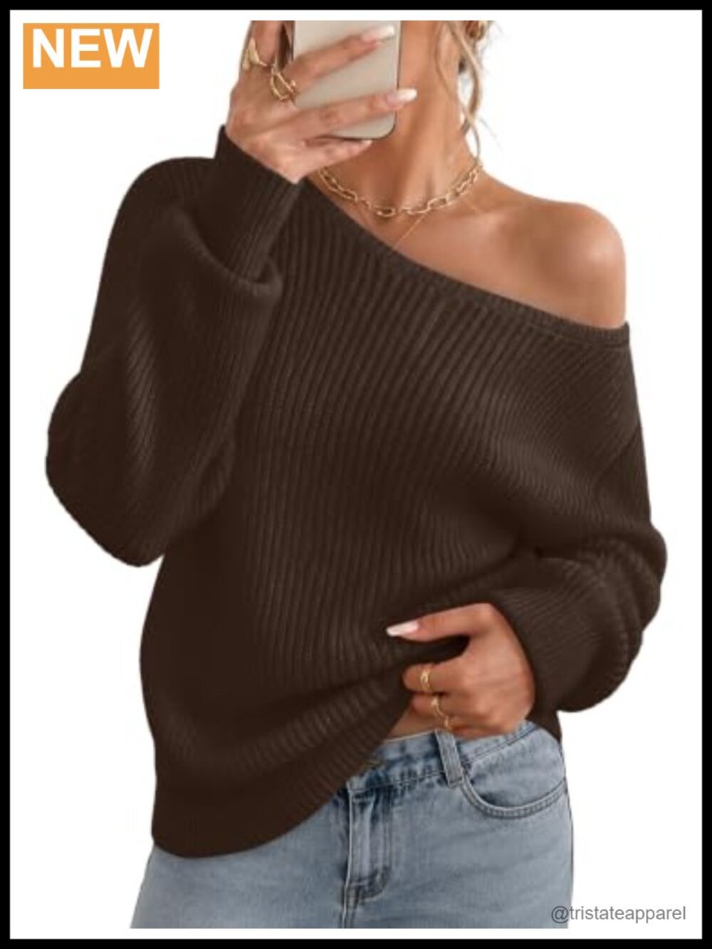 Sipaya Women's Off Shoulder Sweater Long Sleeve Pullover